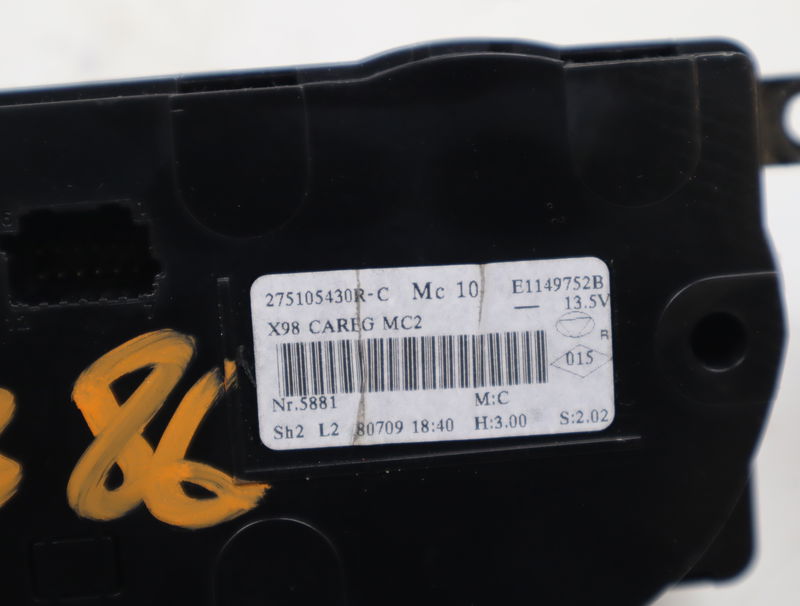 Commande de chauffage Renault CLIO IV (BH_) 0.9 tce 90 (2012) 5 portes