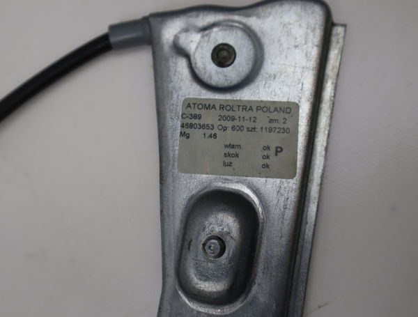 Mecanisme leve-glace arrière droit Fiat PANDA (169_) 1.3 d multijet (169.axc1a) (2003) 5 portes