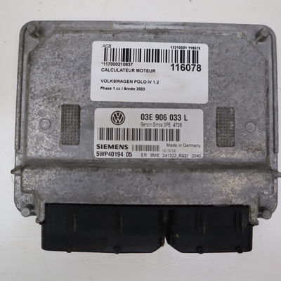 Calculateur moteur Volkswagen POLO (9N_, 9A_) 1.2 12v (2001-2007) 5 portes