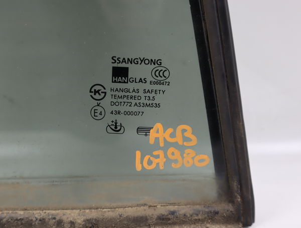 Glace fixe porte ar g Ssangyong KYRON 2.7 xdi 4x4 (2005)