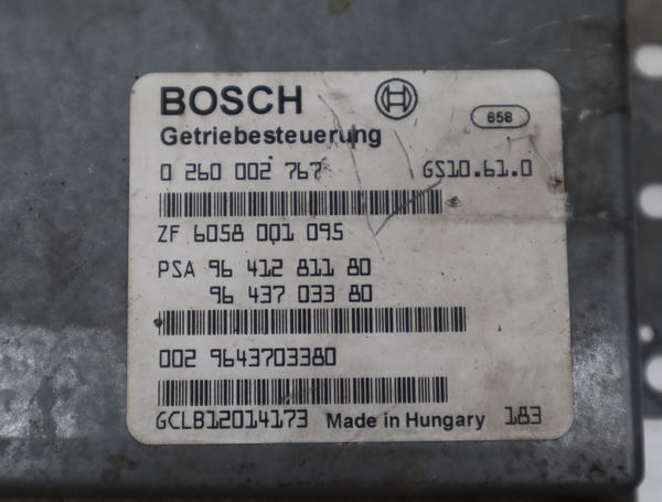 Calculateur boite auto Peugeot 607 (9D, 9U) 2.2 hdi (2000-2006)
