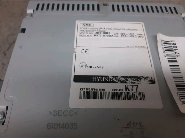 Autoradio Kia RIO III (UB) 1.2 cvvt (2014-2017)