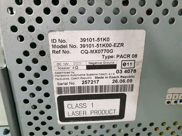 Autoradio Opel AGILA (B) (H08) 1.3 cdti (f68) (2008-2010) 5 portes