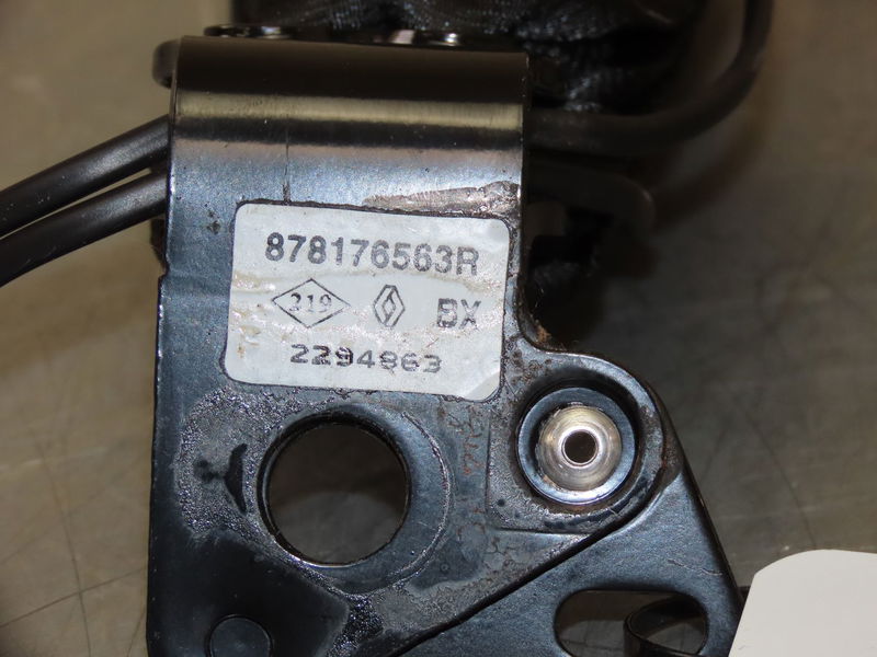 Ancrage ceinture arrière gauche Renault CLIO IV (BH_) 0.9 tce 90 (2012) 5 portes