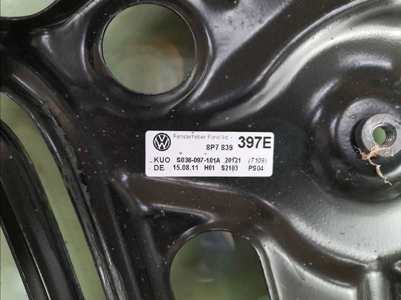 Mécanismemoteur lève glace aile ard Volkswagen GOLF VI Décapotable (517) 1.6 tdi (2011-2016)