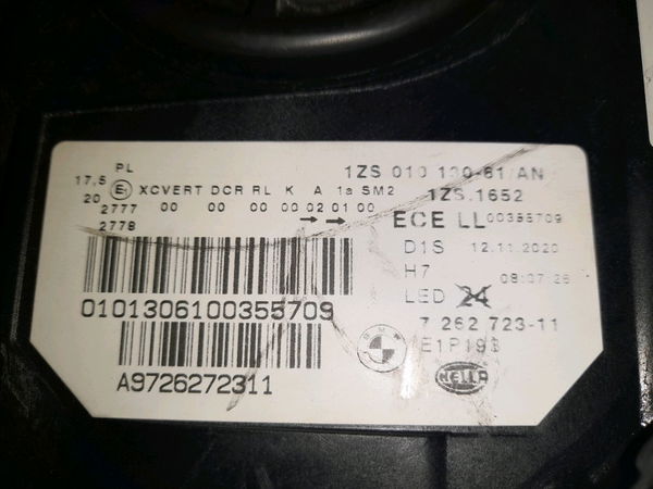 Phare gauche Bmw 5 Gran Turismo (F07) 530 d (2010-2017)