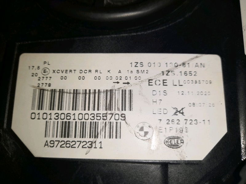 Phare gauche Bmw 5 Gran Turismo (F07) 530 d (2010-2017)