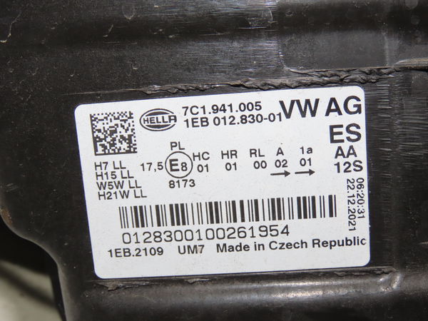 Phare gauche Man TGE Camionnette 2.0 tdi (01v, 03v, 36v, uyb, uyc, uyd) (2017)