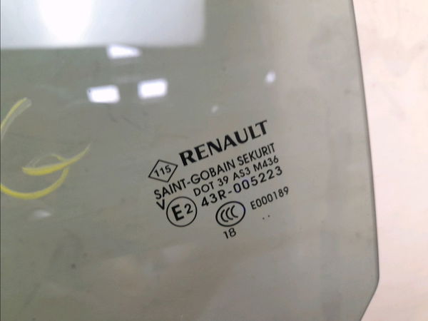 Glace porte ar g Renault ZOE (BFM_) Zoe (2012) 5 portes