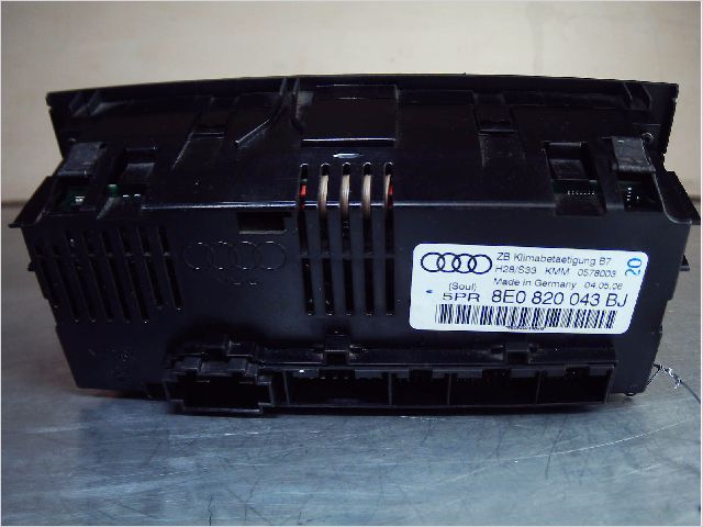 Commande de chauffage Audi A4 B7 (8EC) 1.9 tdi (2004-2008) 4 portes