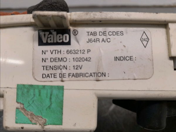 Commande de chauffage Toyota RAV 4 III (_A3_) 2.2 d 4wd (ala30_) (2006-2012)