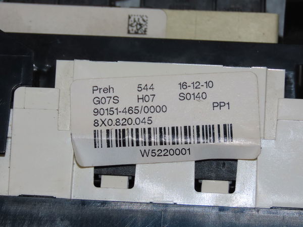Commande de chauffage AUDI A1