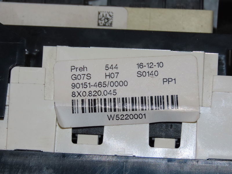 Commande de chauffage AUDI A1
