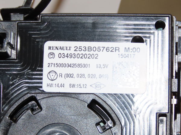 Commande autoradio RENAULT ESPACE