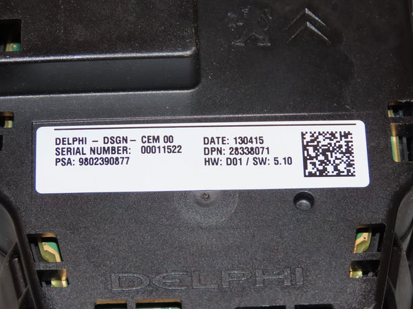 Commande autoradio DS DS5