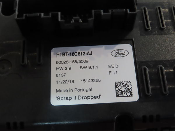 Commande de chauffage Ford FIESTA VII (HJ, HF) 1.1 ti-vct (2017)