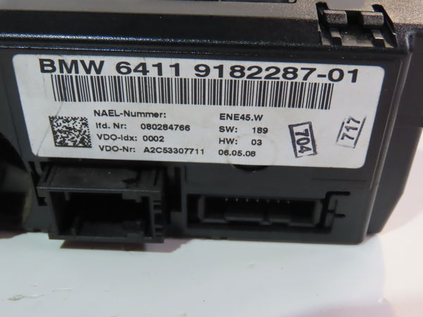 Commande de chauffage Bmw 3 Touring (E91) 318 d (2005-2007)