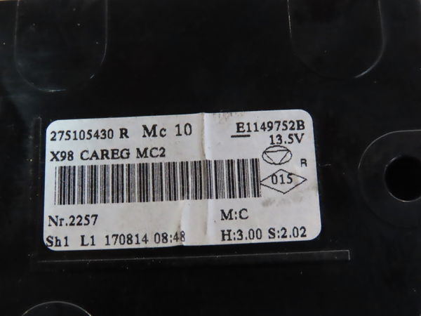 Commande de chauffage Renault CLIO IV (BH_) 1.2 tce 120 (bhau) (2016)