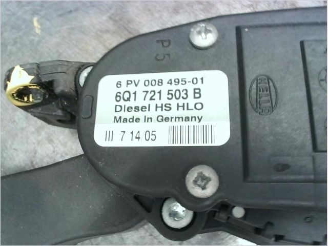 Pedale accelerateur Skoda FABIA I (6Y2) 1.4 tdi (2005-2008)