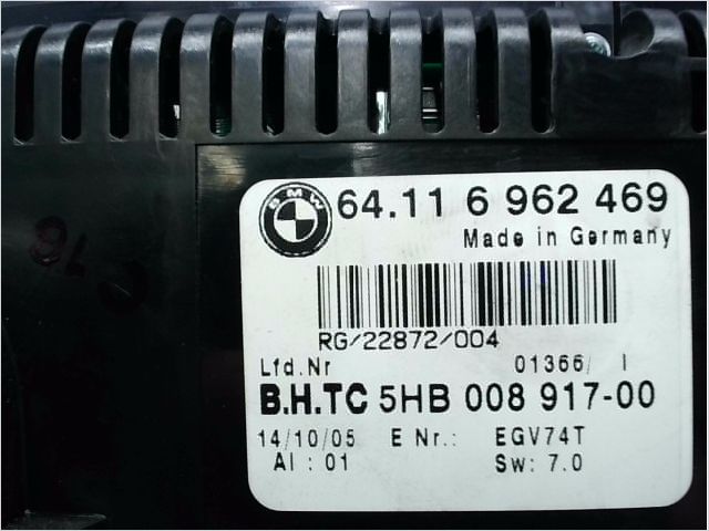 Commande de chauffage Mini MINI (R50, R53) Cooper s (2002-2006)