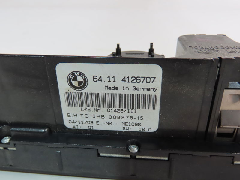 Commande de chauffage Bmw 3 Touring (E46) 320 d (2000-2001)