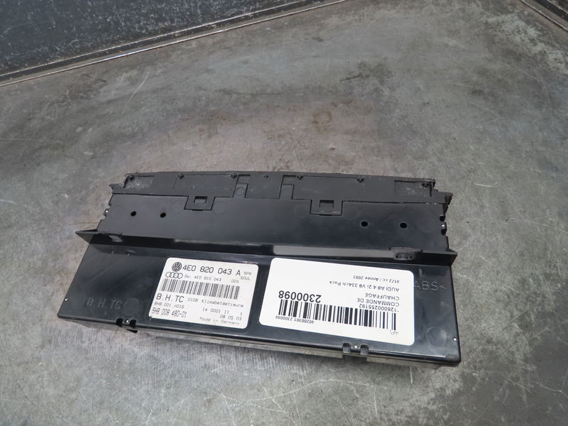 Commande de chauffage AUDI A8