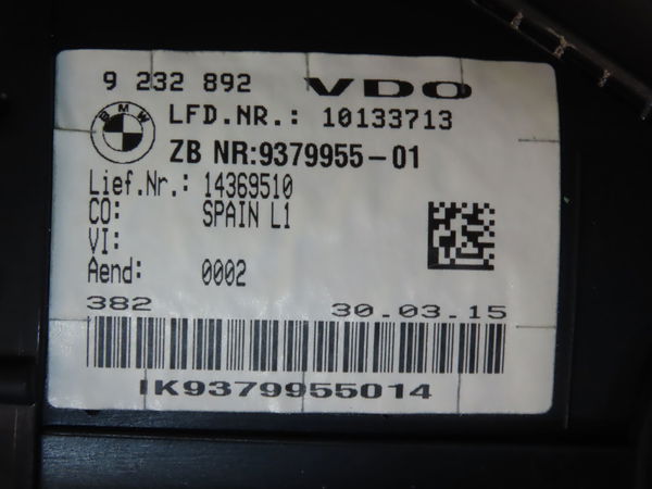 Compteur BMW SERIE 1