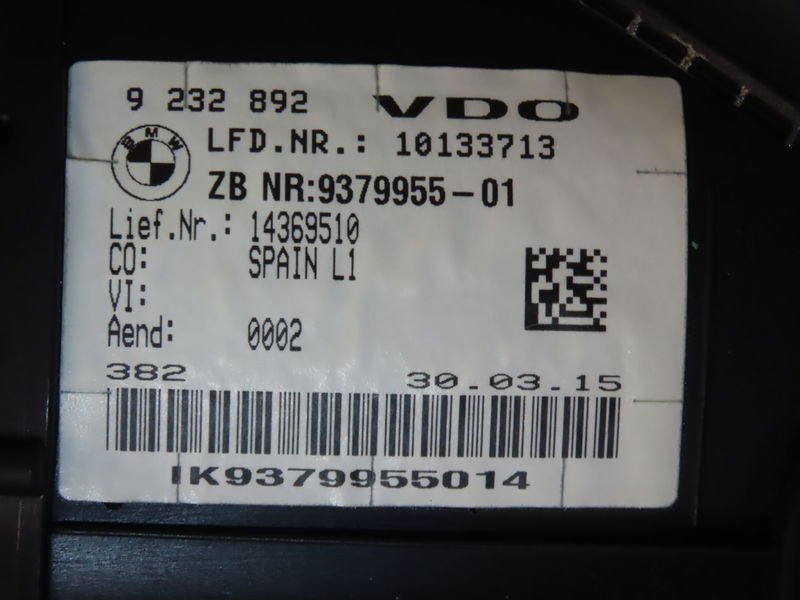 Compteur BMW SERIE 1
