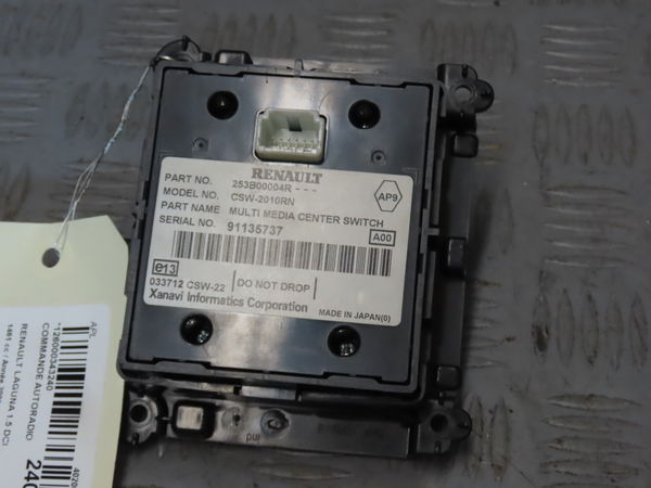Commande autoradio RENAULT LAGUNA