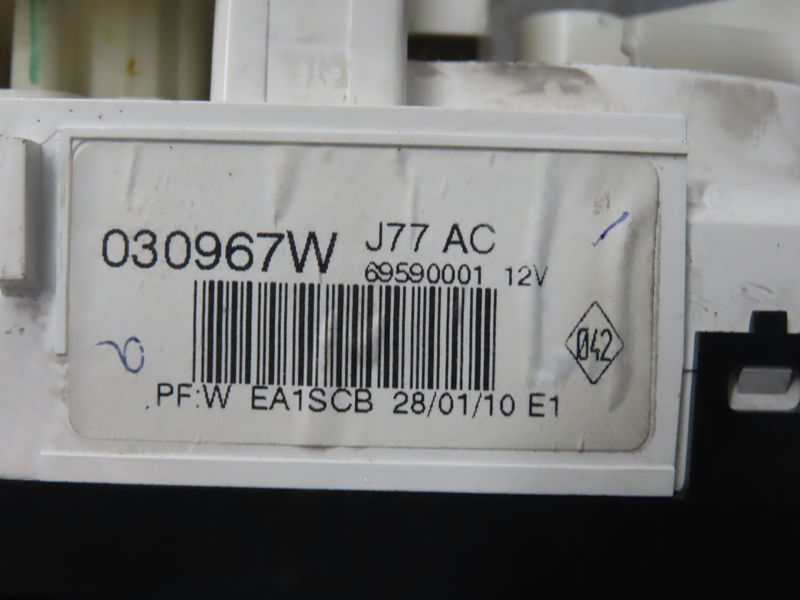 Commande de chauffage RENAULT MODUS