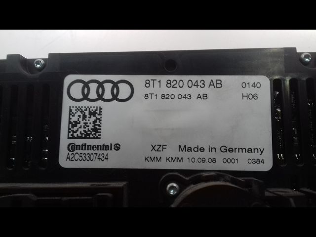 Commande de chauffage Audi A4 B6 Avant (8E5) 1.9 tdi (2001-2004)