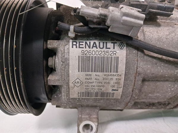 Compresseur air conditionne Renault CLIO IV (BH_) 1.5 dci 90 (2012) 5 portes