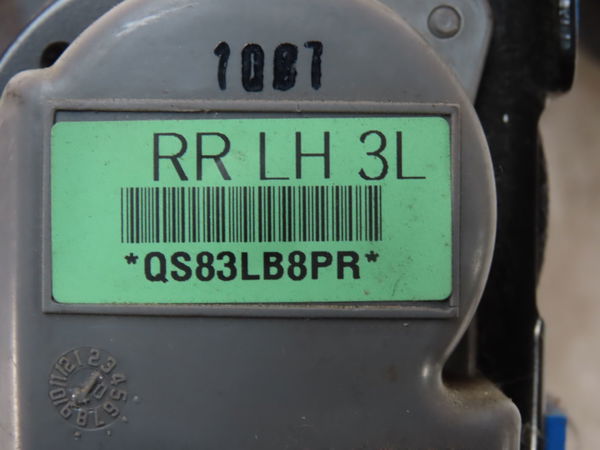 Ceinture arrière gauche Chevrolet AVEO - KALOS 3-5 portes (T250, T255) 1.2 lpg (2008-2011)