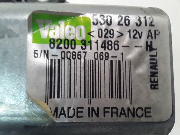 Moteur essuie-glace arrière Renault CLIO III (BR0-1, CR0-1) 1.5 dci (2010-2014) 5 portes