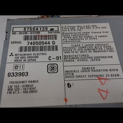 Autoradio Citroën C-CROSSER (VU_, VV_) 2.2 hdi (2007-2012) 5 portes