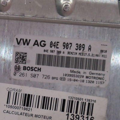 Calculateur moteur Volkswagen GOLF VII (5G1, BQ1, BE1, BE2) 1.2 tsi (2012-2017)