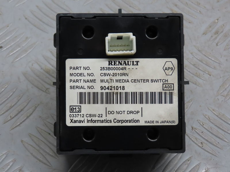 Commande autoradio Renault SCÉNIC III (JZ0-1_) 1.9 dci (jz0j, jz1j, jz1k, jz1s) (2009)