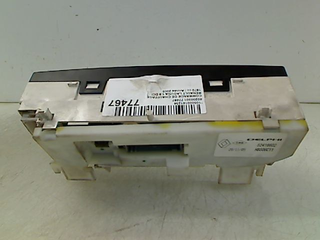 Commande de chauffage Renault LAGUNA II (BG0-1_) 1.9 dci (bg1a, bg1w, bg0g) (2005-2007)