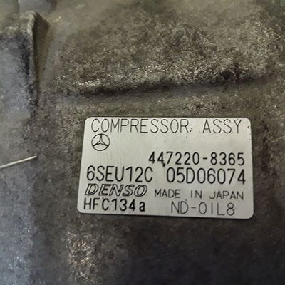 Compresseur air conditionne Mercedes-benz CLASSE A (W168) A 170 cdi (168.009, 168.109) (2001-2004)