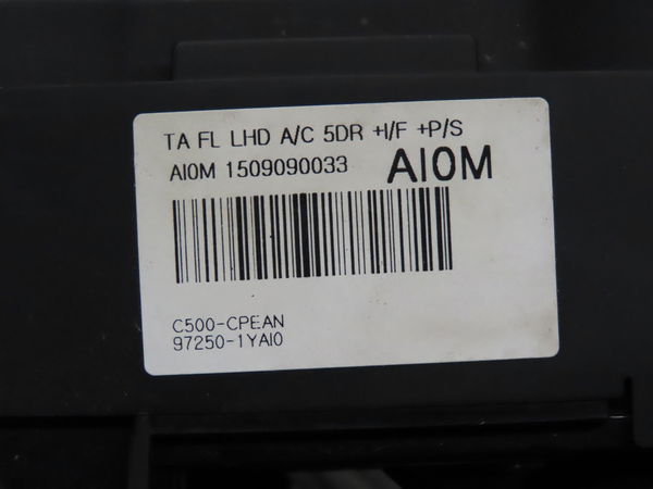 Commande de chauffage Kia PICANTO II (TA) 1.0 (2011-2017)