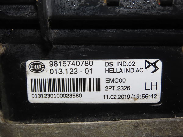 Feux position g Ds DS 7 Crossback (J4_, JR_, JC_) 1.5 bluehdi 130 (jcyhzj, jcyhzr) (2017)