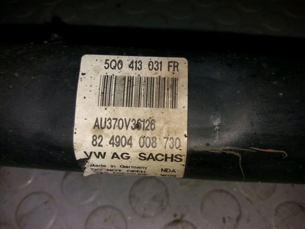 Amortisseur avant gauche Audi A3 (8V1, 8VK) S3 quattro (2013-2014)