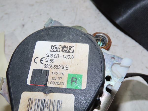 Ceinture avant droite Ds DS 7 Crossback (J4_, JR_, JC_) 1.5 bluehdi 130 (jcyhzj, jcyhzr) (2017)