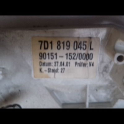 Commande de chauffage Volkswagen TRANSPORTER IV Autobus-Autocar (70B, 70C, 7DB, 7DK, 70J, 70K 2.5 tdi (1995-2003)