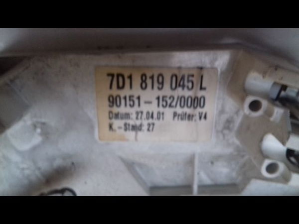 Commande de chauffage Volkswagen TRANSPORTER IV Autobus-Autocar (70B, 70C, 7DB, 7DK, 70J, 70K 2.5 tdi (1995-2003)