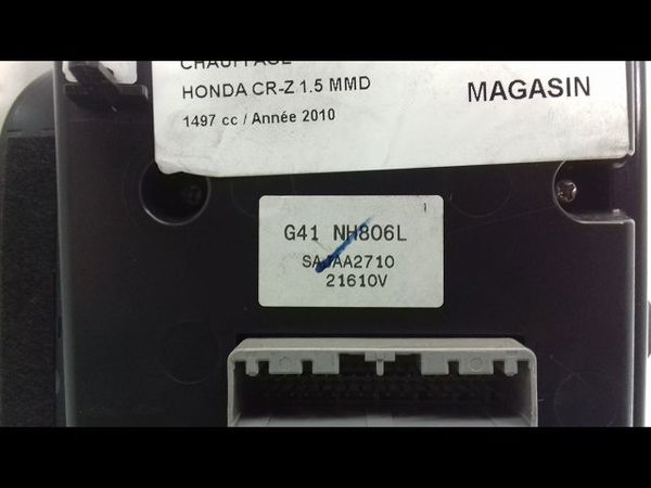 Commande de chauffage Honda CR-Z (ZF) 1.5 ima (zf1) (2010)