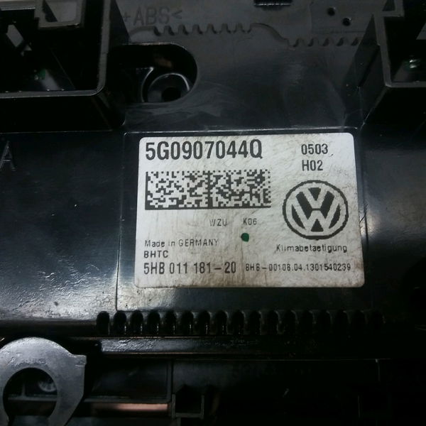 Commande de chauffage Volkswagen GOLF VII (5G1, BQ1, BE1, BE2) 1.6 tdi (2012-2017)