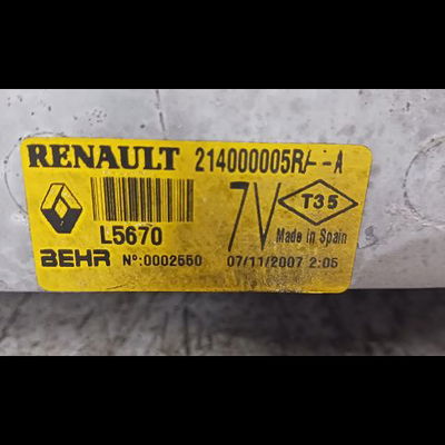 Radiateur Renault LAGUNA III (BT0-1) 2.0 dci (bt01, bt08, bt09, bt0e, bt0k, bt12, bt1c, bt1d,... (2007-2015) 5 portes
