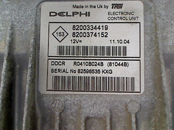 Boitier injection Renault MEGANE II (BM0-1_, CM0-1_) 1.5 dci (bm0f, bm0t, bm2b, cm0f, cm0t) (2002-2008) 5 portes
