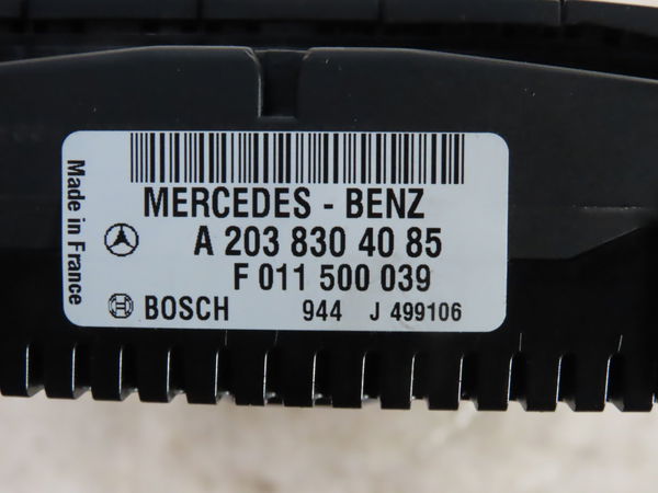 Commande de chauffage Mercedes-benz CLASSE CLC (CL203) Clc 220 cdi (203.708) (2008-2011)